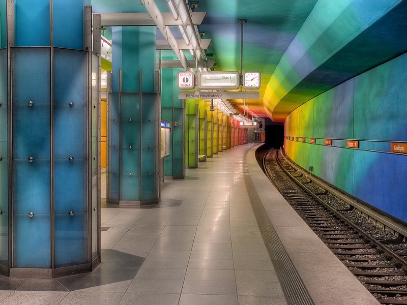 متروهای جذاب دنیا ، متروی مونیخ اوباهن